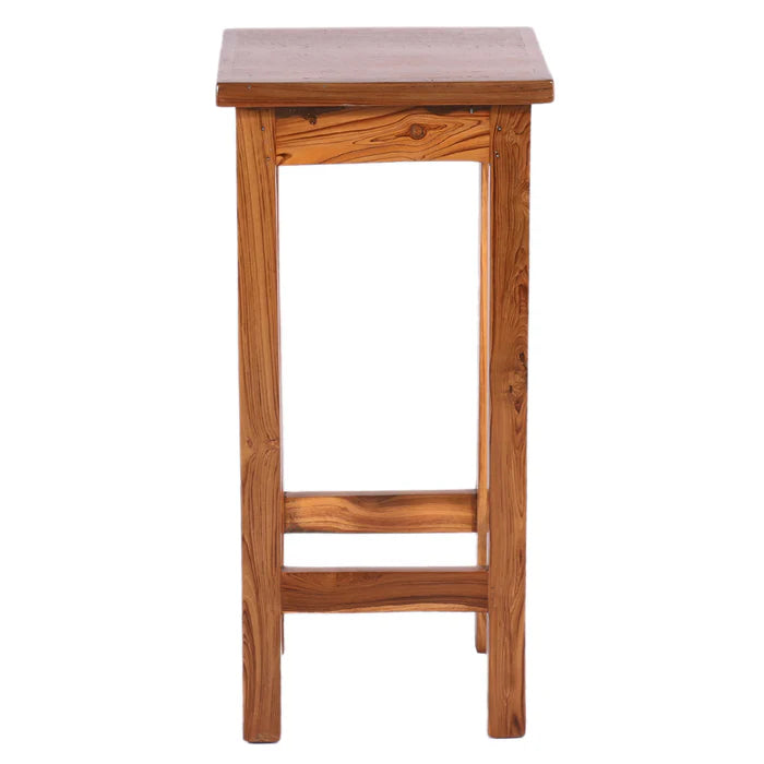 Linear Wooden Bar Stool