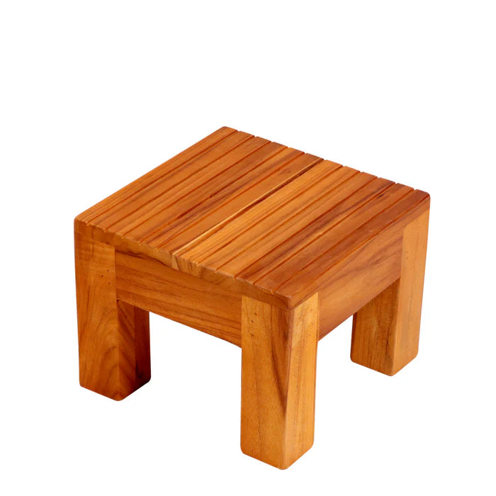Strip based rock concept solid wood compact Stool