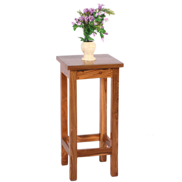 Linear Wooden Bar Stool