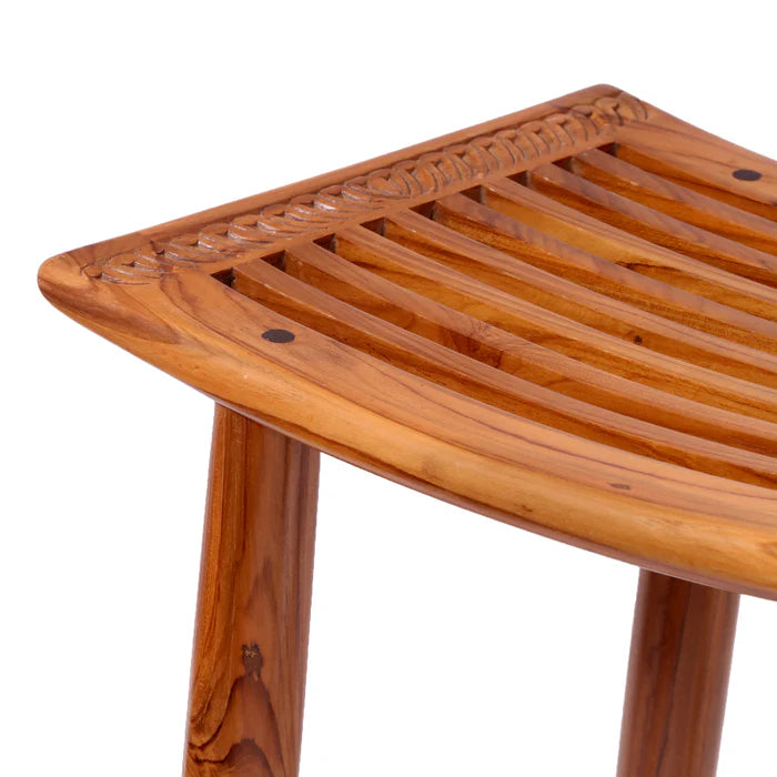 Curved Top Contemporary Stool