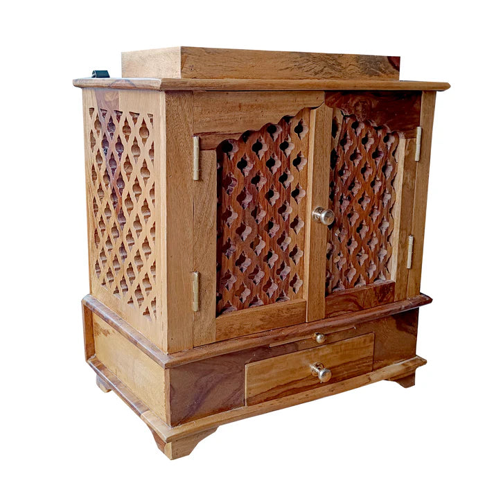 Sheesham wood Jali Door Temple