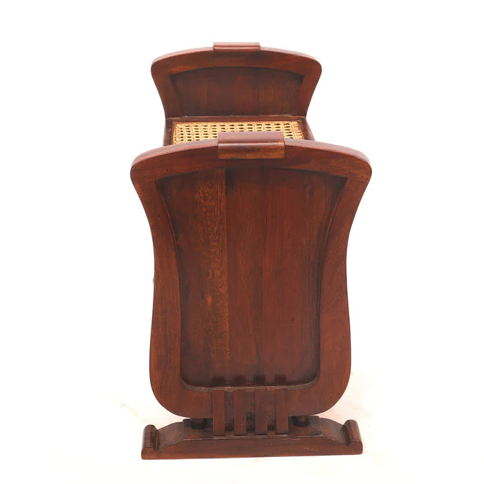Traditional Seating Height Cane Stool
