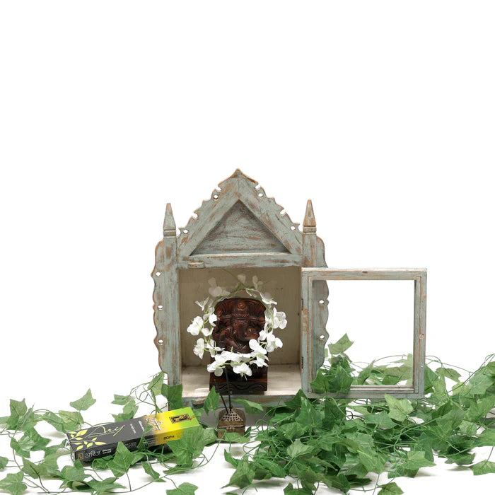 Colourful Tone wooden Temple SKU: P-1966