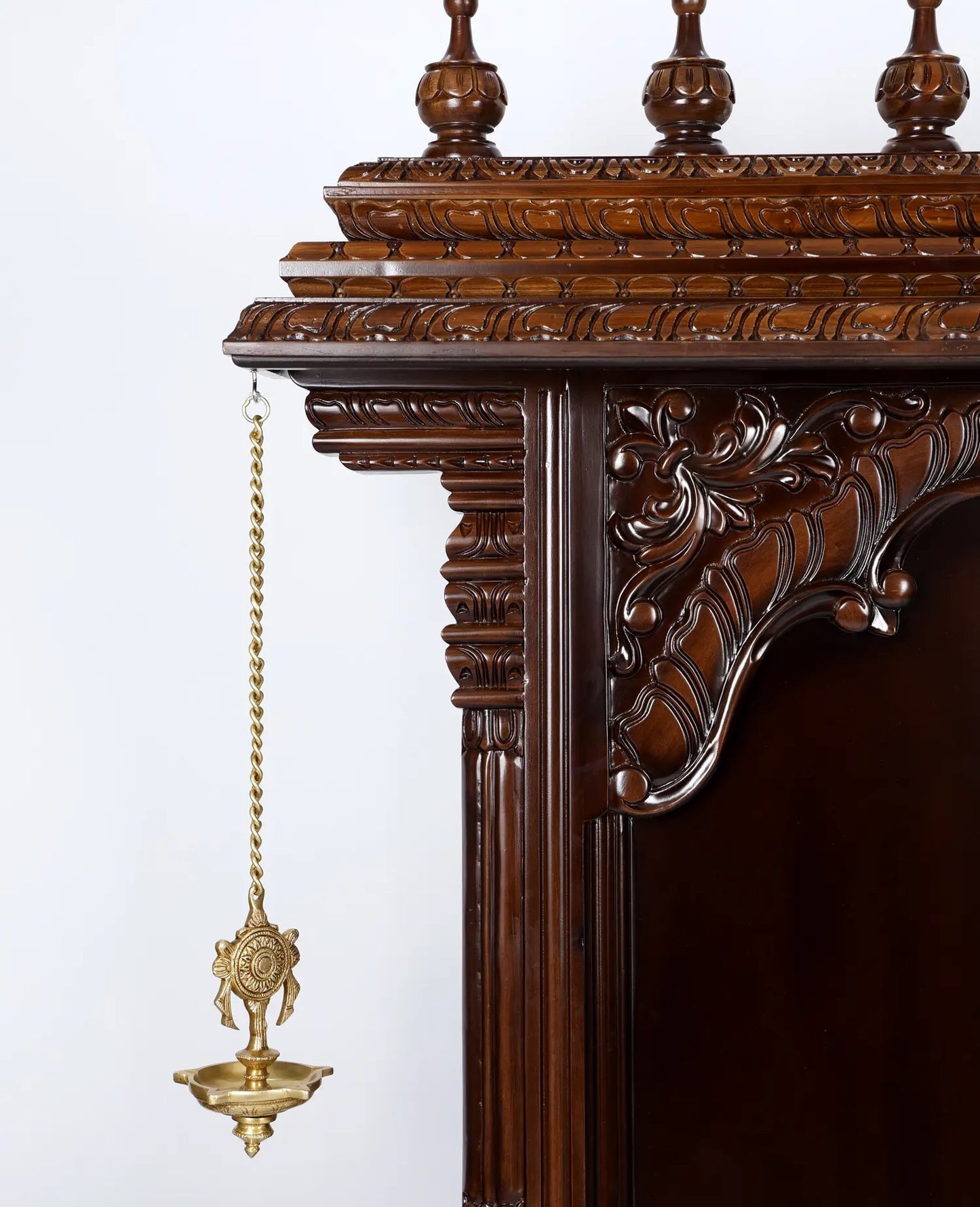 61" Large Size Designer Temple with Lamps