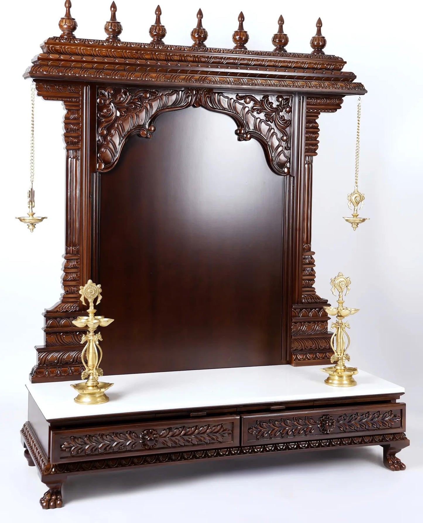 61" Large Size Designer Temple with Lamps