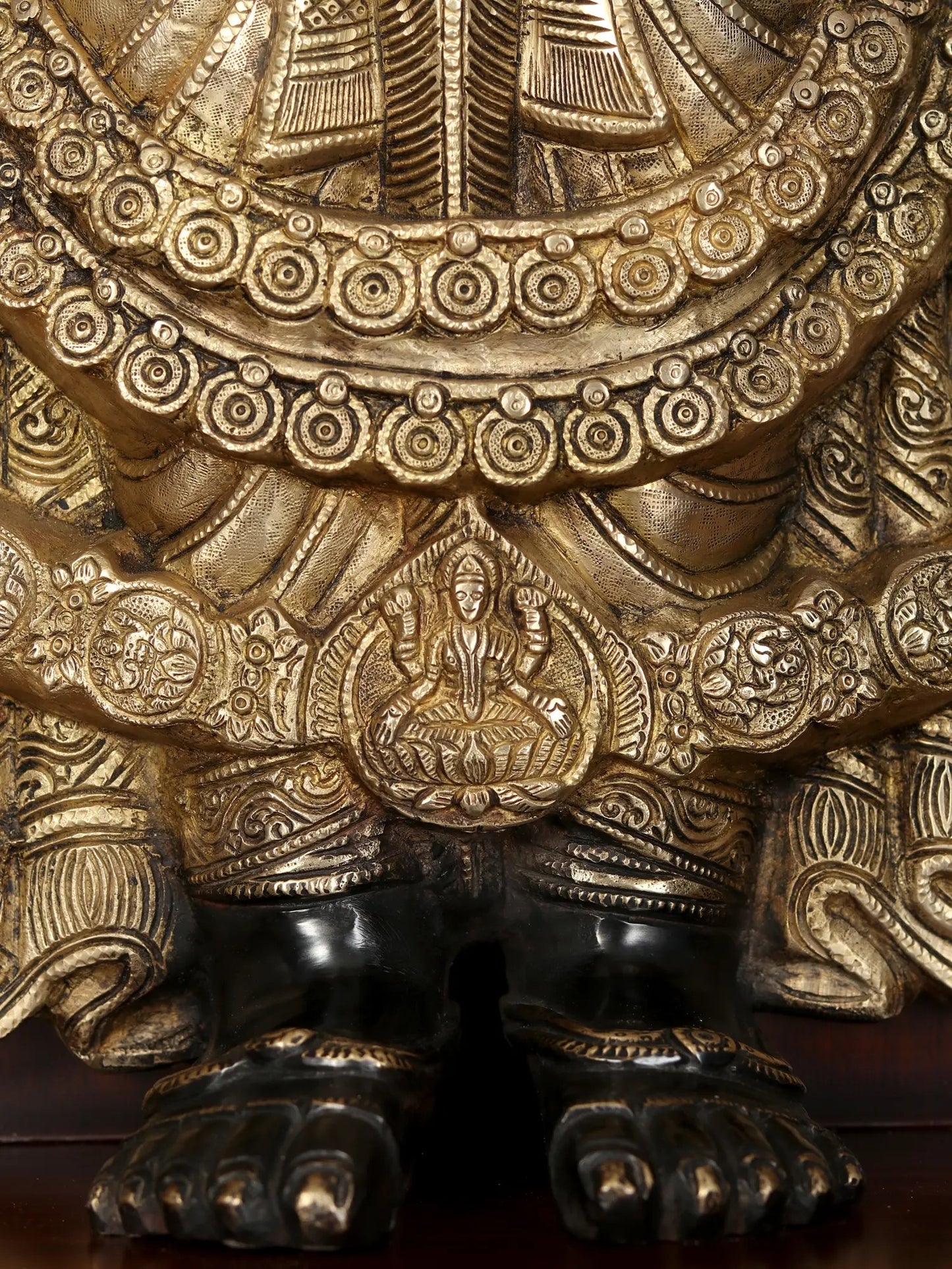 59" Large Tirupati Balaji (Venkateshvara) with Vaishnava Symbol Lamp | Wall Hanging