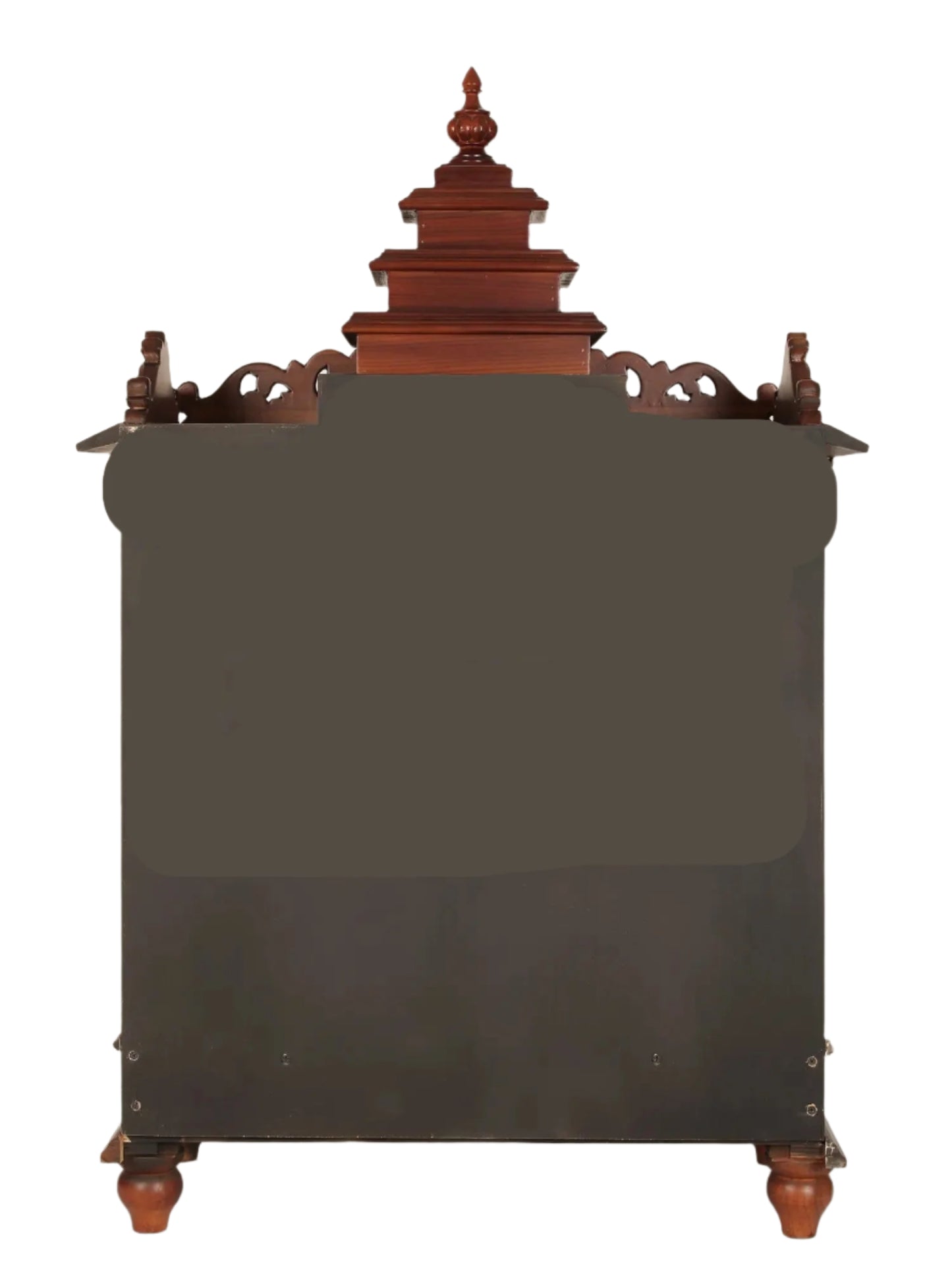 41" Large Wooden Hand Carved Designer Puja Temple