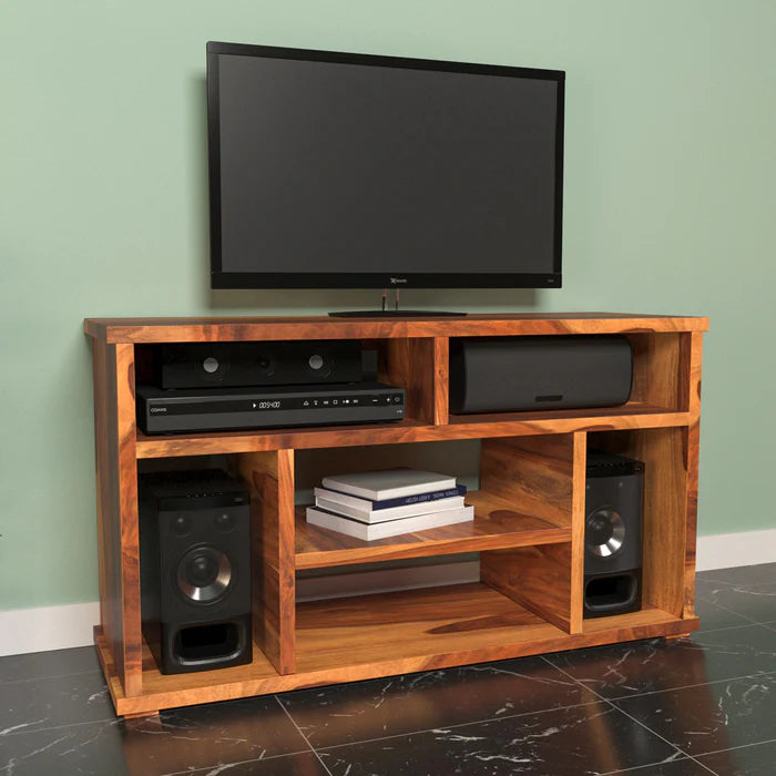 Premium Handcrafted Wooden Multiple Storage TV Unit for Home