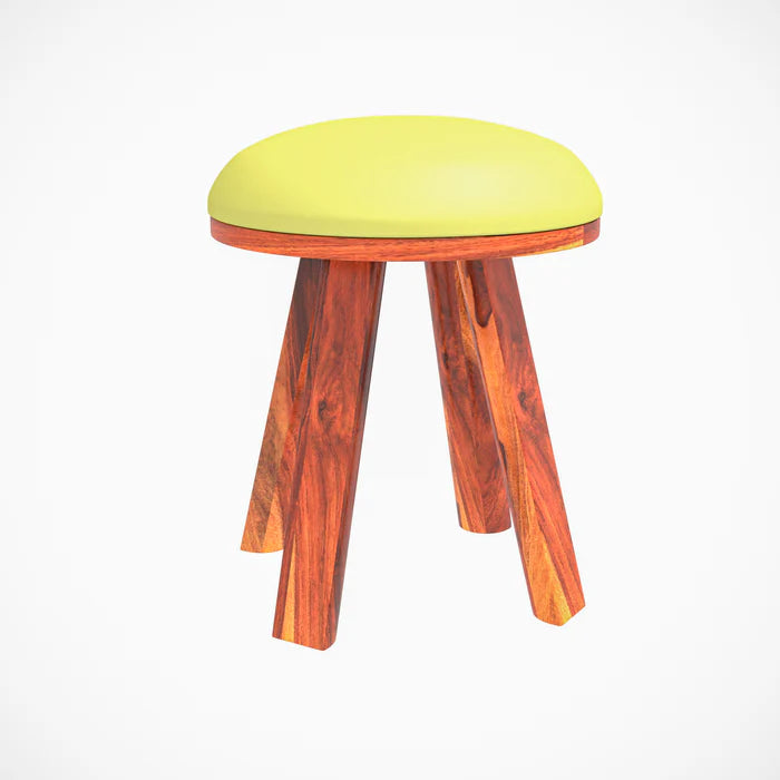 Classic Soft Seating Upholstery Wooden Handmade Long Chair with Stool