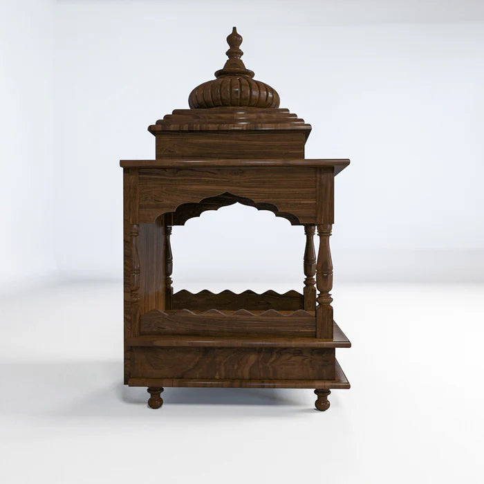 Heritage indian Devotional Dome Teak wood Home temple
