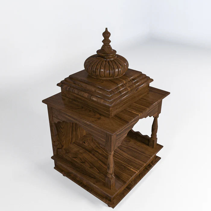 Heritage indian Devotional Dome Teak wood Home temple