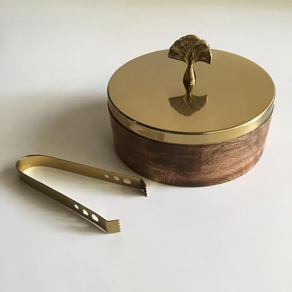 Wooden & Steel Chapati/Roti Storage Box