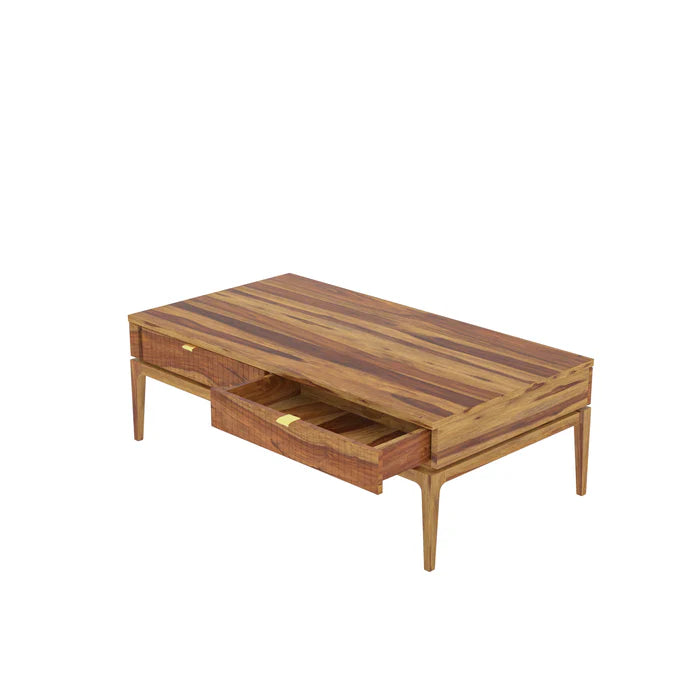 Charming Sheesham Finished Wooden Handmade Coffee Table