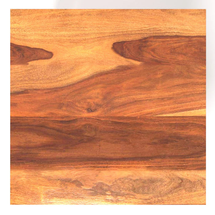 Simple 4 Square with Storage Wooden Coffee Table