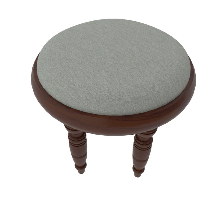 Antique Mono Round Top & Legs Wooden Handmade Stool