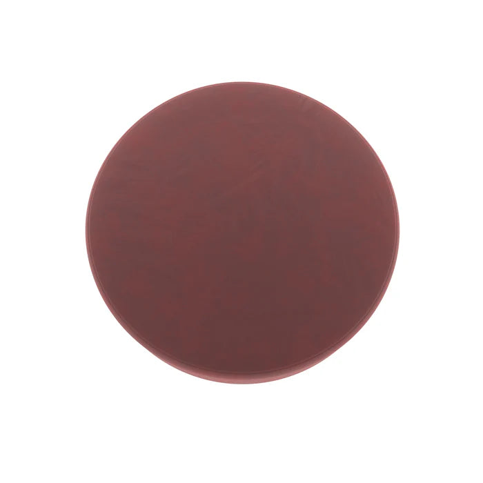 Jaguar Pink Round Top Finished Wooden Handmade Small Stool