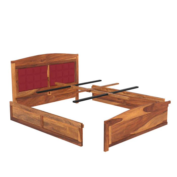 Wooden Classical Upholstered Bed