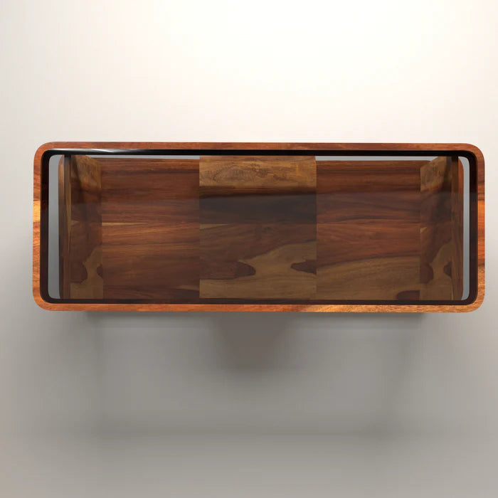 Sanghai Sheesham Modern Time 2 Drawer with Attractive Table Top Coffee Table
