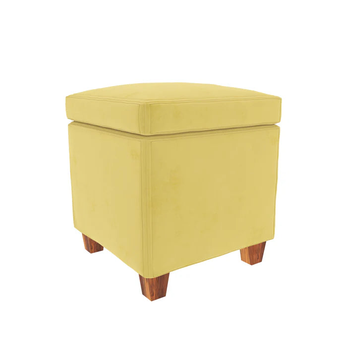 Andrew Light Yellow Wooden Smooth Finish Light Seating