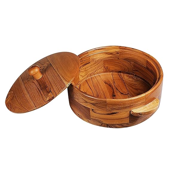 Wooden Hot Box Set For Kitchen | Chapati Box Food