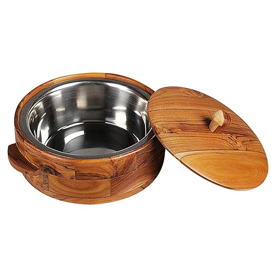 Wooden Hot Box Set For Kitchen | Chapati Box Food