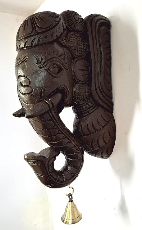 Wooden Elephant Wall Bracket Wall Decor Wooden Elephant Head Wall