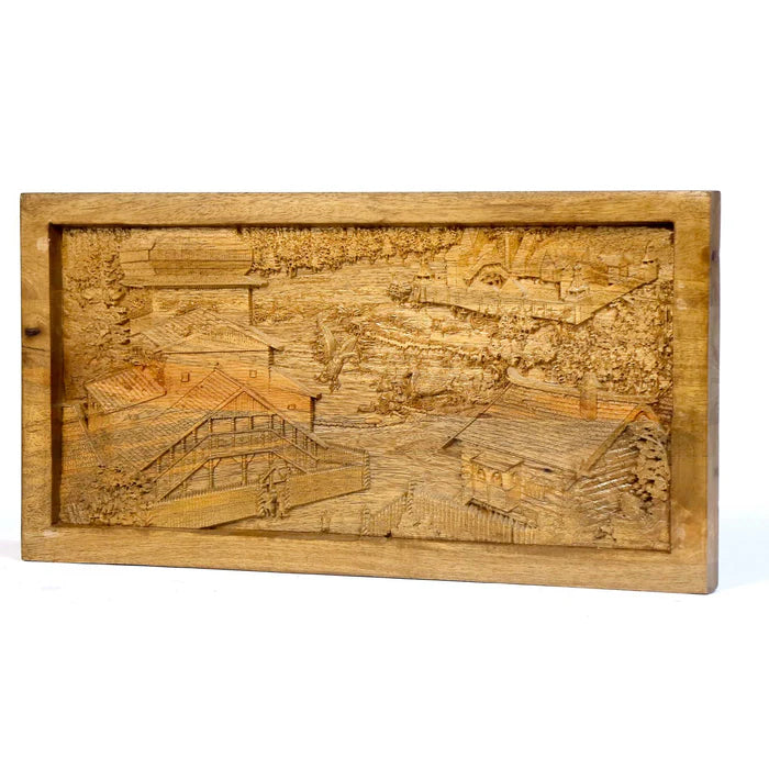 Hill City Wooden Frame Artwork
