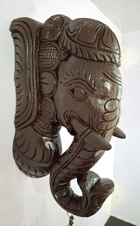 Wooden Elephant Wall Bracket Wall Decor Wooden Elephant Head Wall