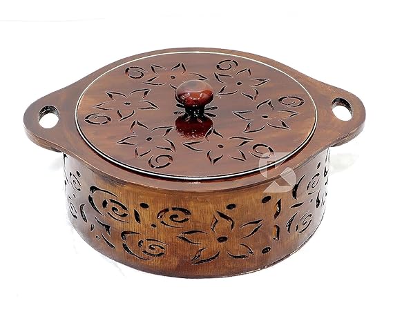 Wood Store Multipurpose Air Tight Wooden Chapati Box