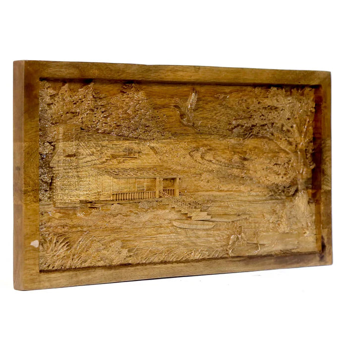 Hut Scenery Wall Art