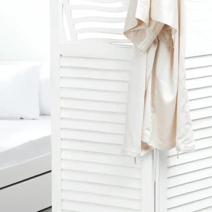 Bernd 120Cm W x 170Cm H 3 - Panel Solid Wood Folding Room Divider