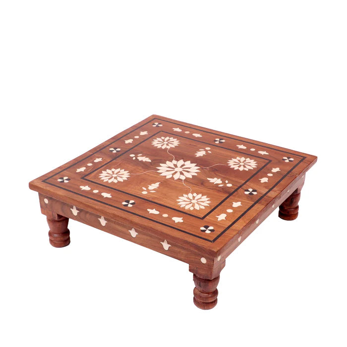Folk touch inlay Teak Bajot