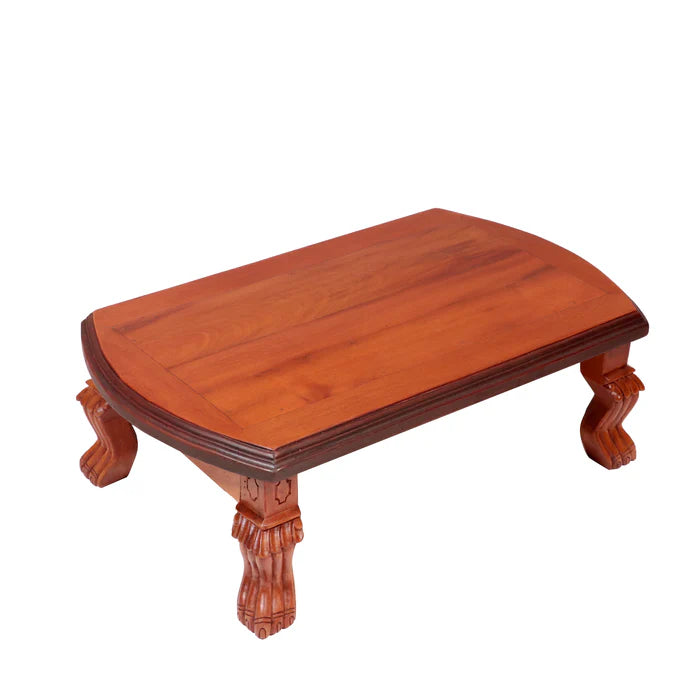 Folidng solid wood curvy design bajot