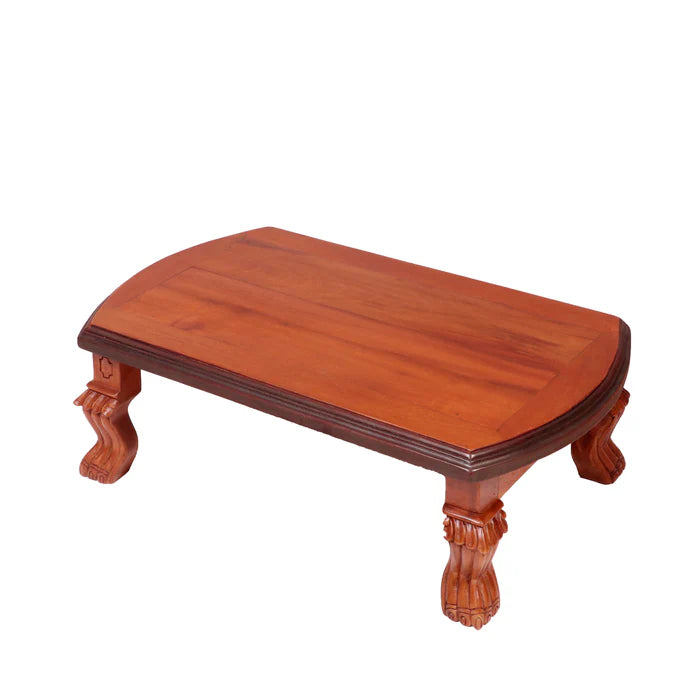 Folidng solid wood curvy design bajot