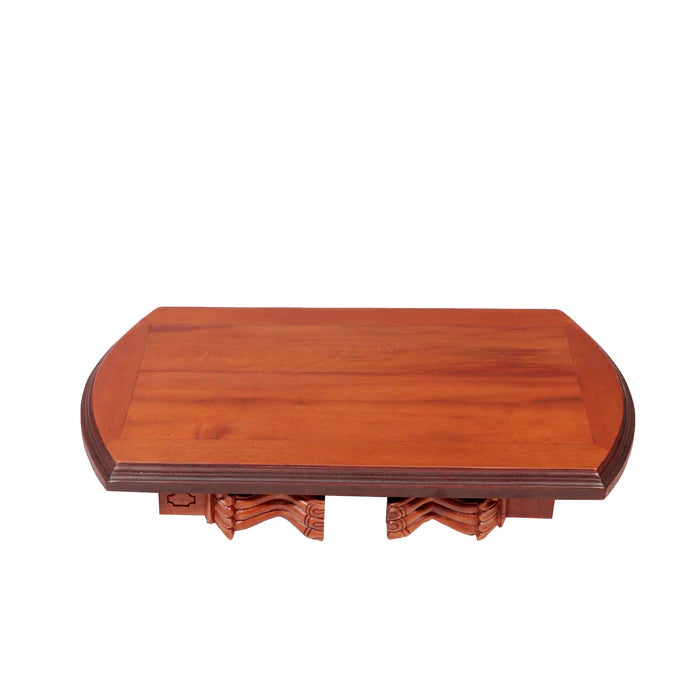 Folidng solid wood curvy design bajot