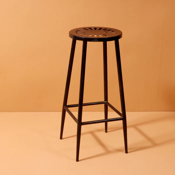 Metallic Powder Coated Stool