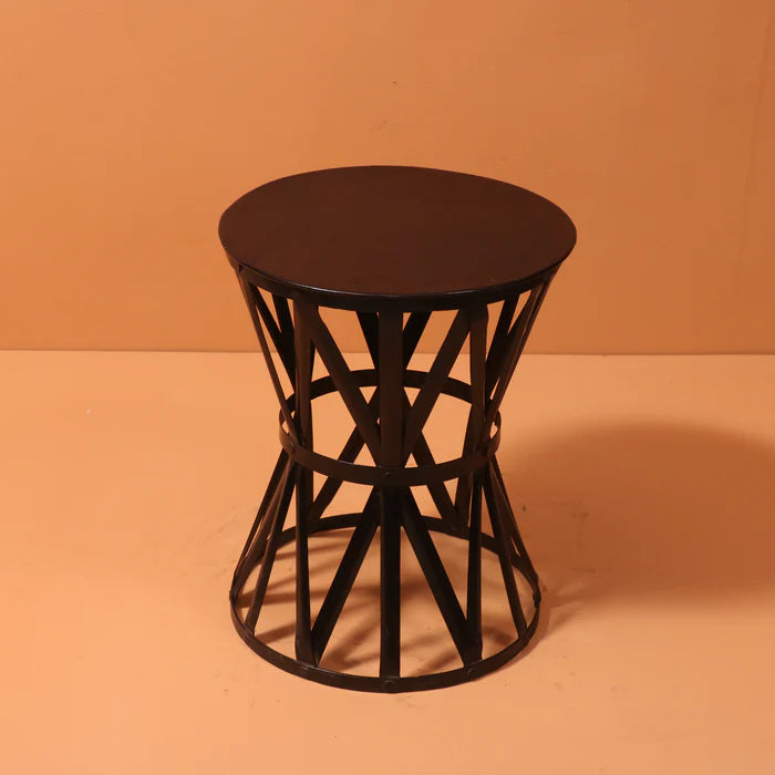 Metallic Drum Stool