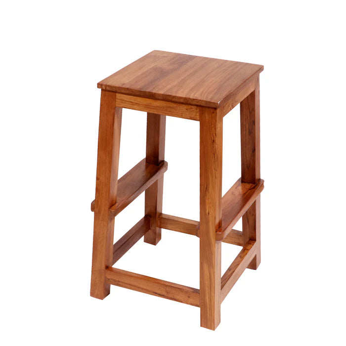 Leaf Pattern Dark Stool