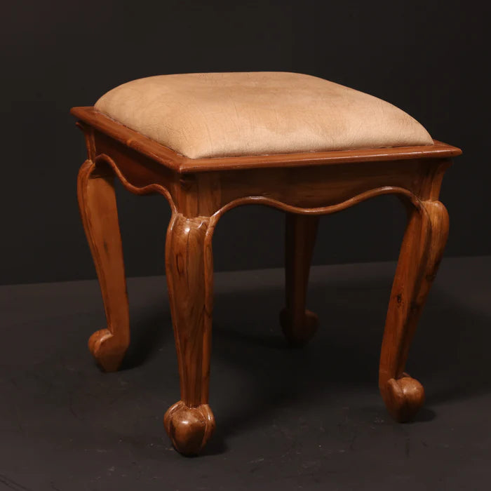 Classic Wooden Carved Stool