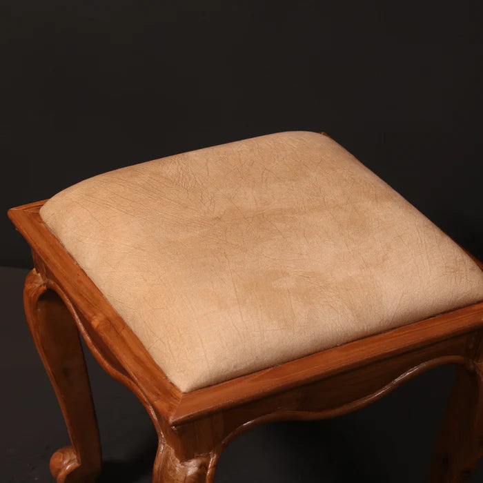 Classic Wooden Carved Stool