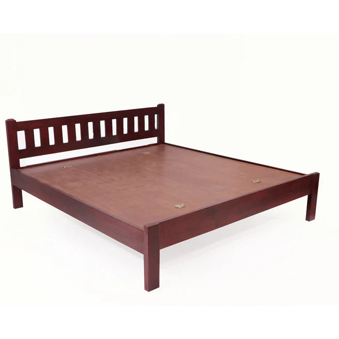 Solid Wood Contemporary Bed