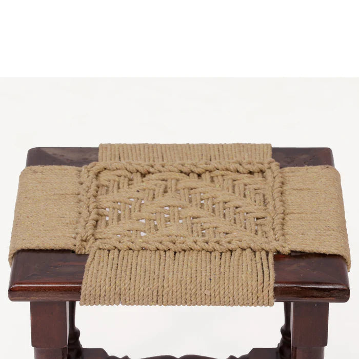 Spiraled Leg woven Stool