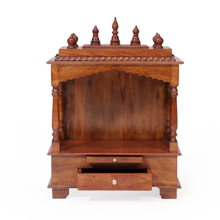 Simple Standing Wooden Temple