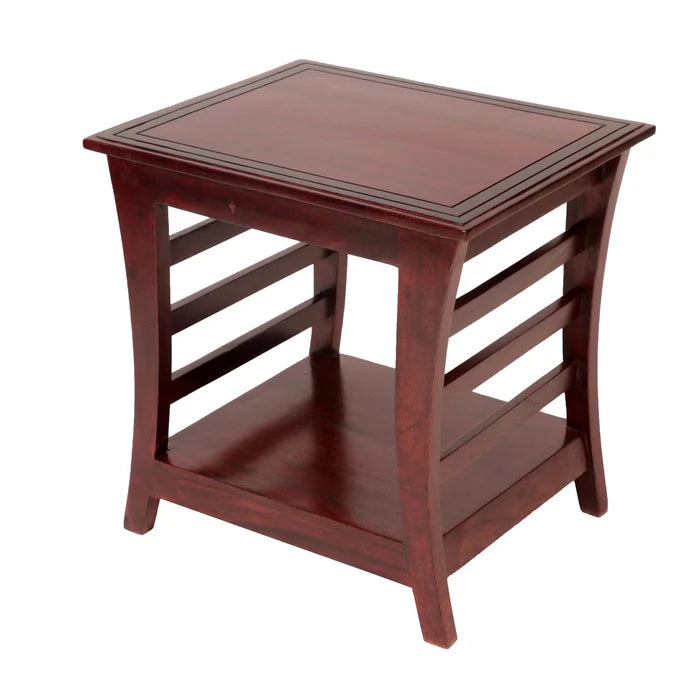 Curve Strip Designed Wooden Handmade Coffee Table