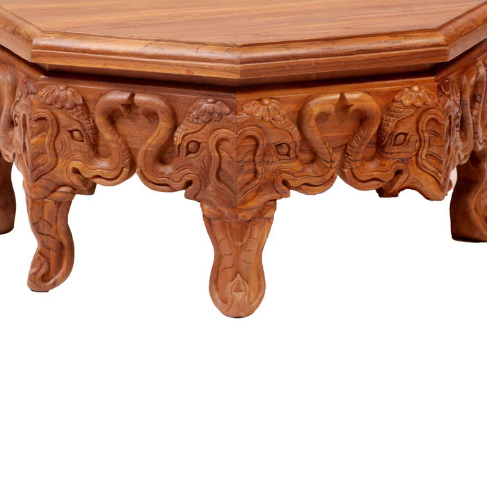 Double Faced Classic Elephant Teak Bajot