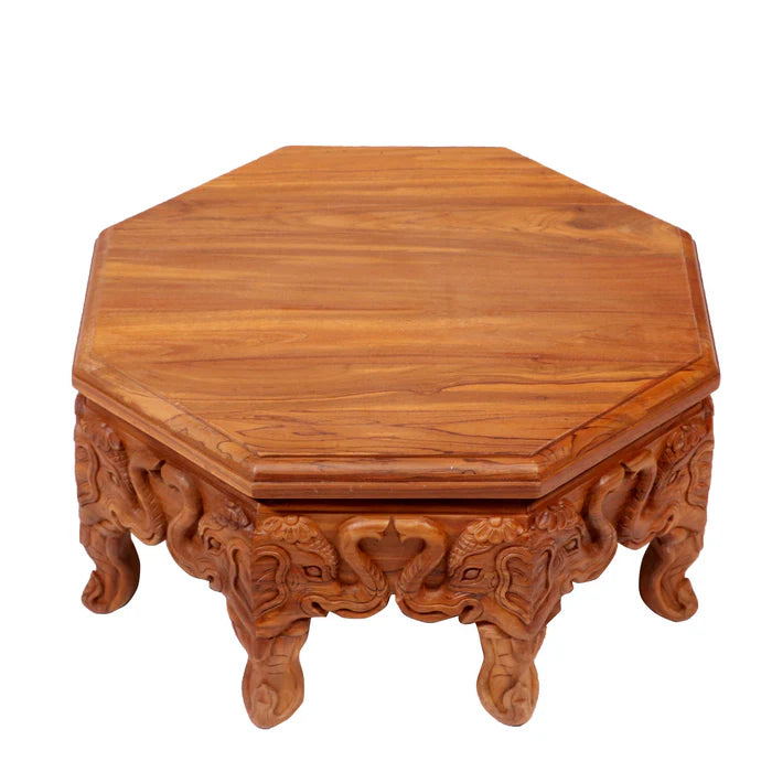 Double Faced Classic Elephant Teak Bajot