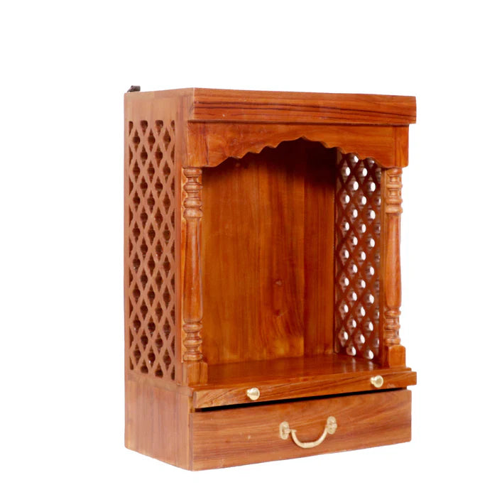 Teak wood Jali Temple