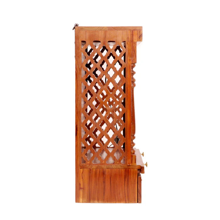 Teak wood Jali Temple