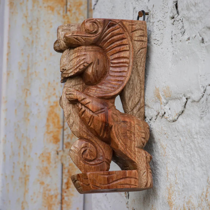 Solid wood simple Yali Door bracket - Teak Wood