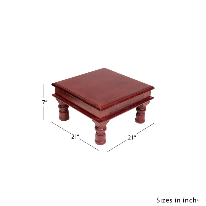 Low Seating height teak wood Bajot